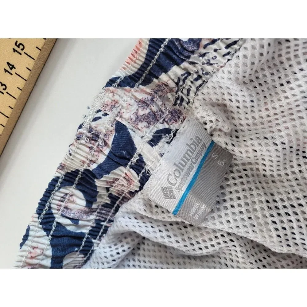 Columbia PFG Floral UGA Lined 6” Swim Trunk Shorts Men's Sz Small - Picture 5 of 10